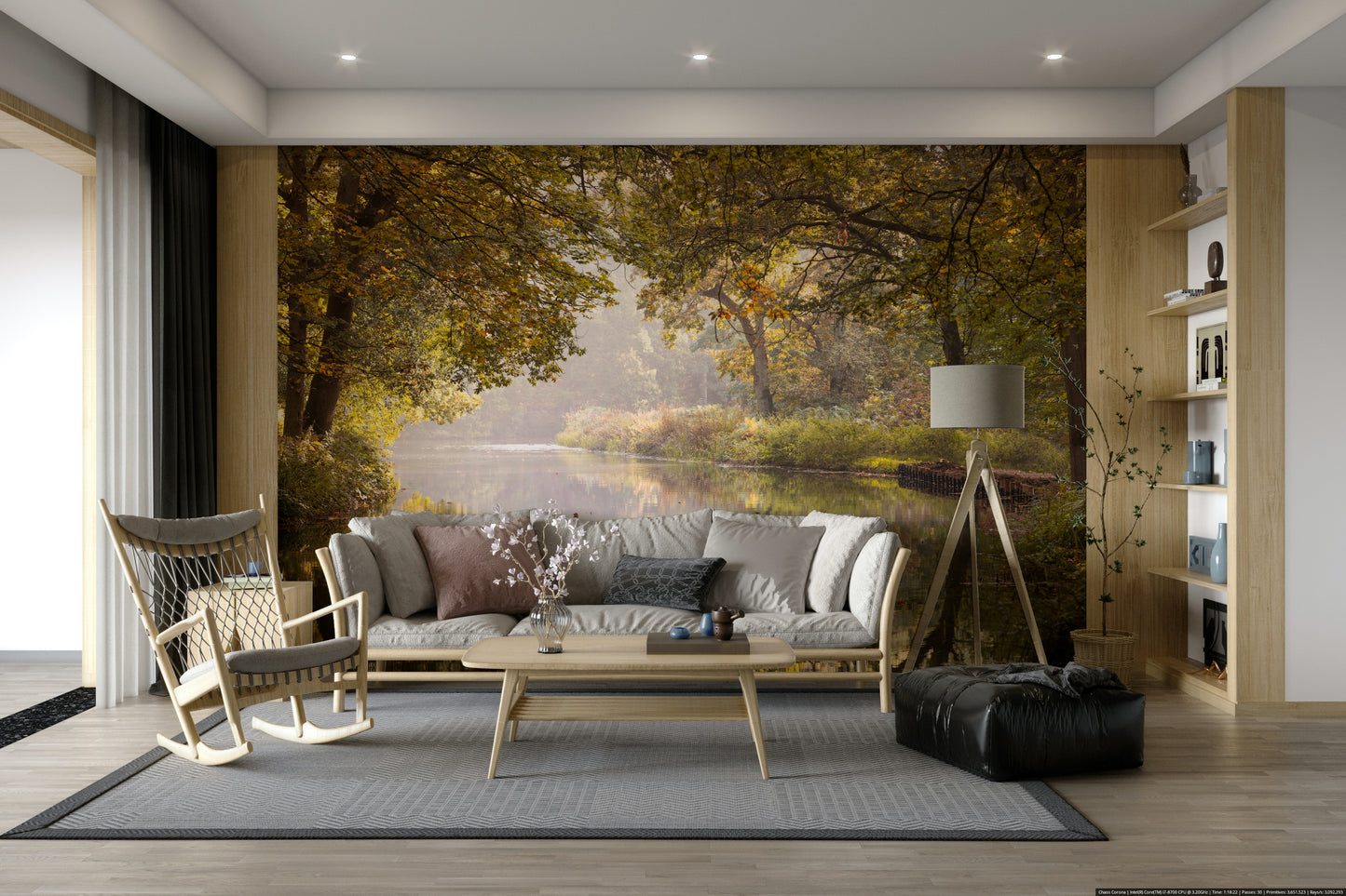 The style is peaceful and feels very connected to a sense of calm.

