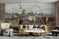 The colors are muted and gentle, with soft greys, blues, and browns.

