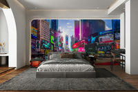 The design has a sense of motion, with a burst of light and energy.

