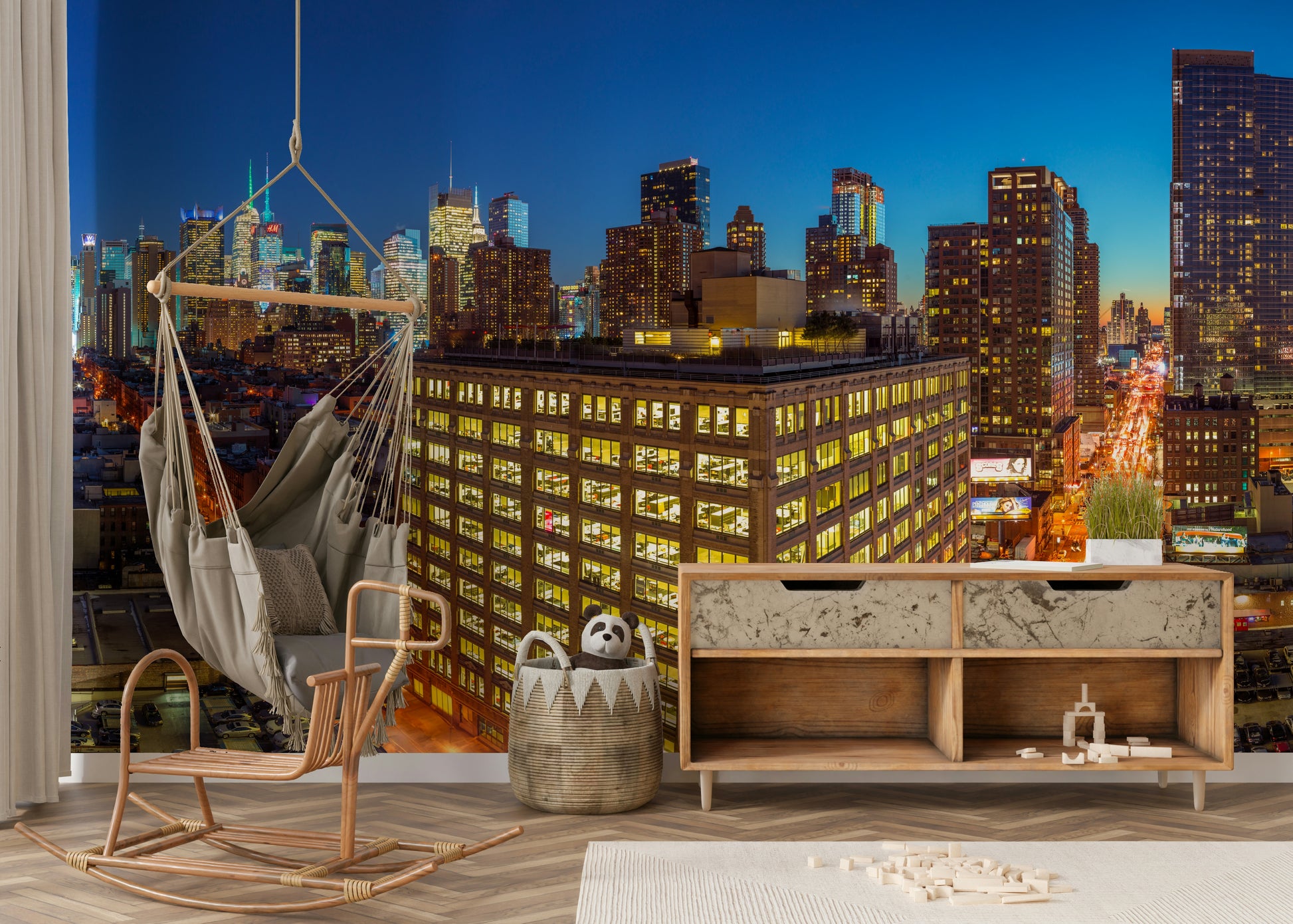 The buildings have a realistic, detailed look.

