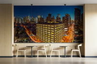 A close-up view shows the fine details of the windows and streetlights.

