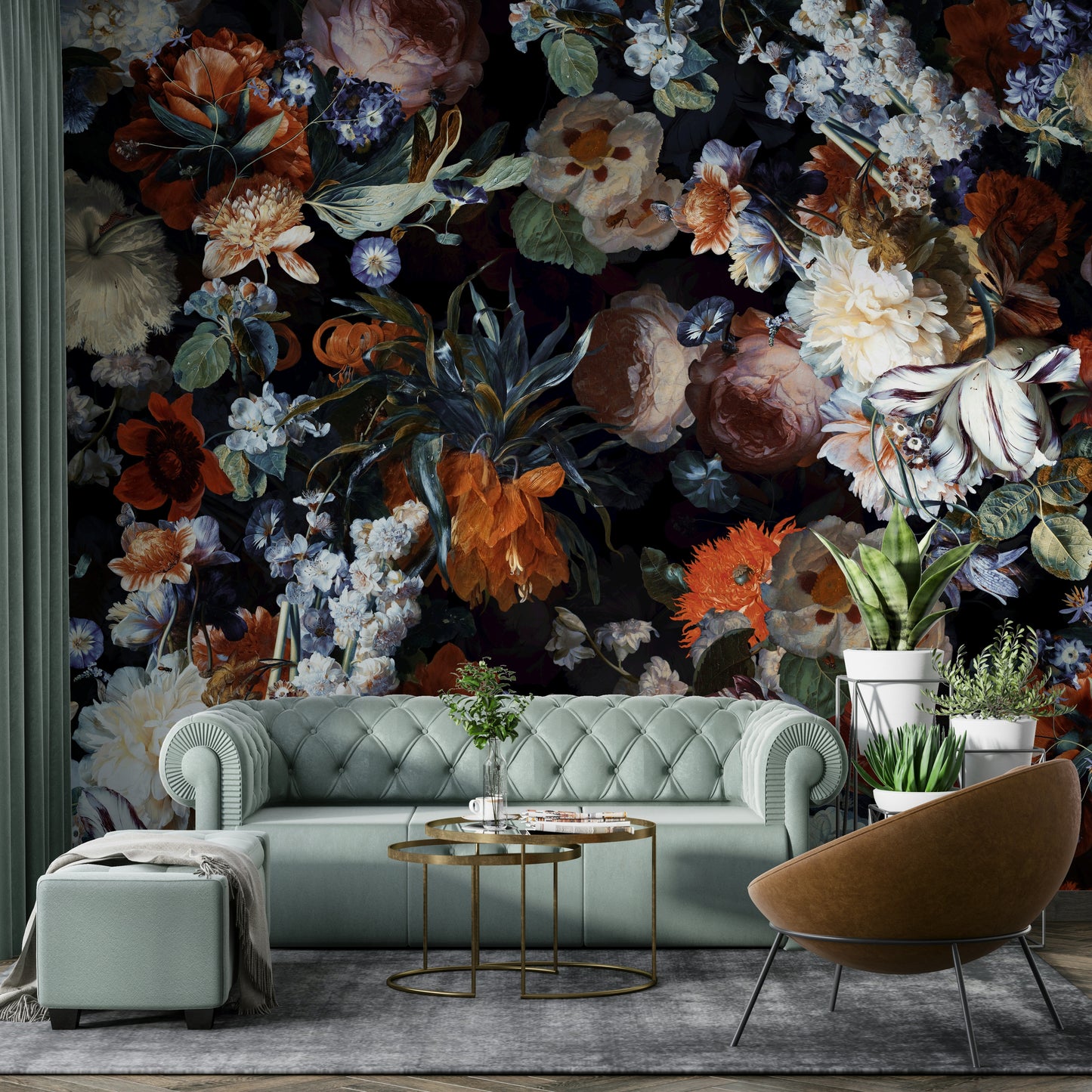 The style is moody and feels very elegant and mysterious.

