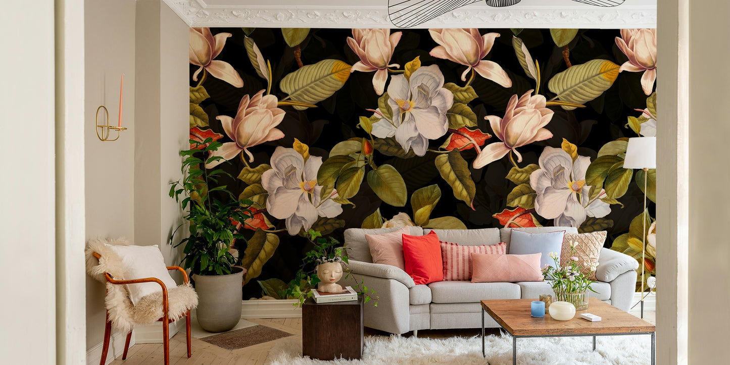 The flowers have a realistic, detailed look with a sense of light on their petals.

