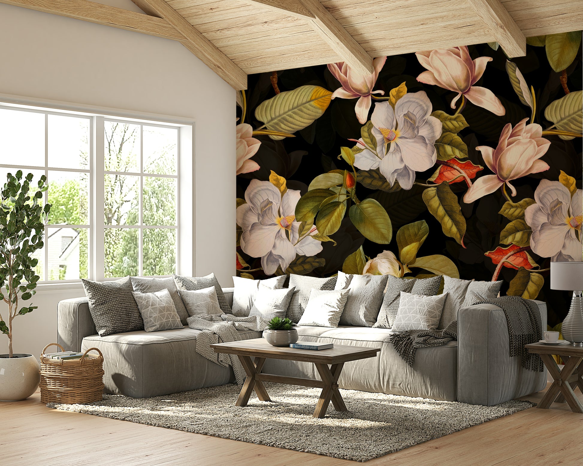 The style is moody and feels very elegant and mysterious.

