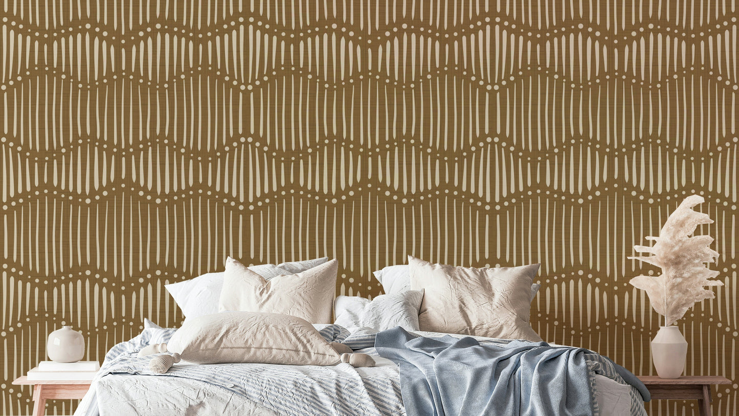 A close-up view shows the soft, blended details of the woven pattern.

