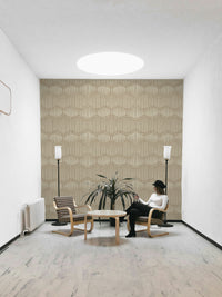 A close-up view shows the soft, blended details of the woven pattern.

