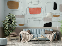 The design has a very calming and serene effect on the space.

