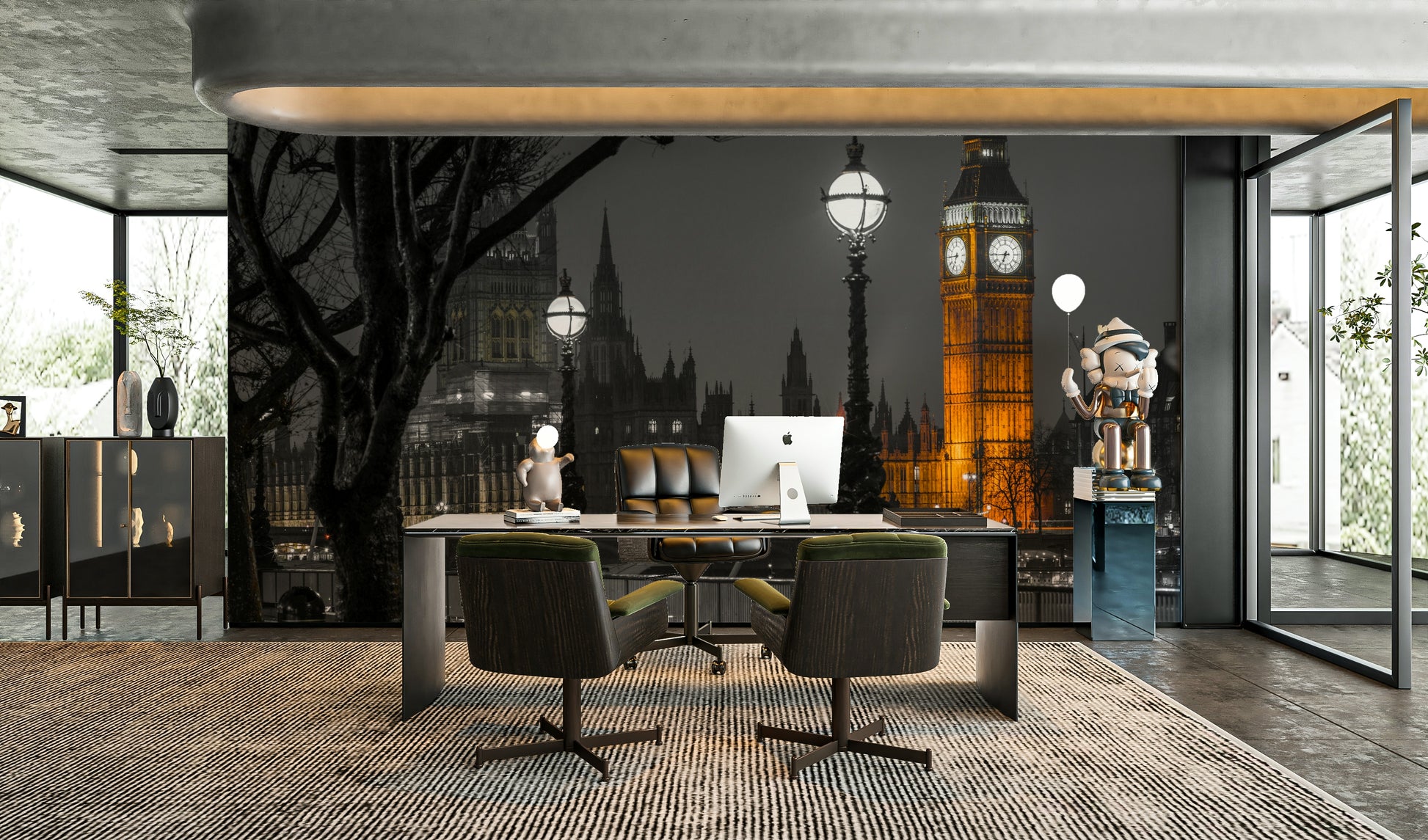 The surrounding architecture is visible in the background.
