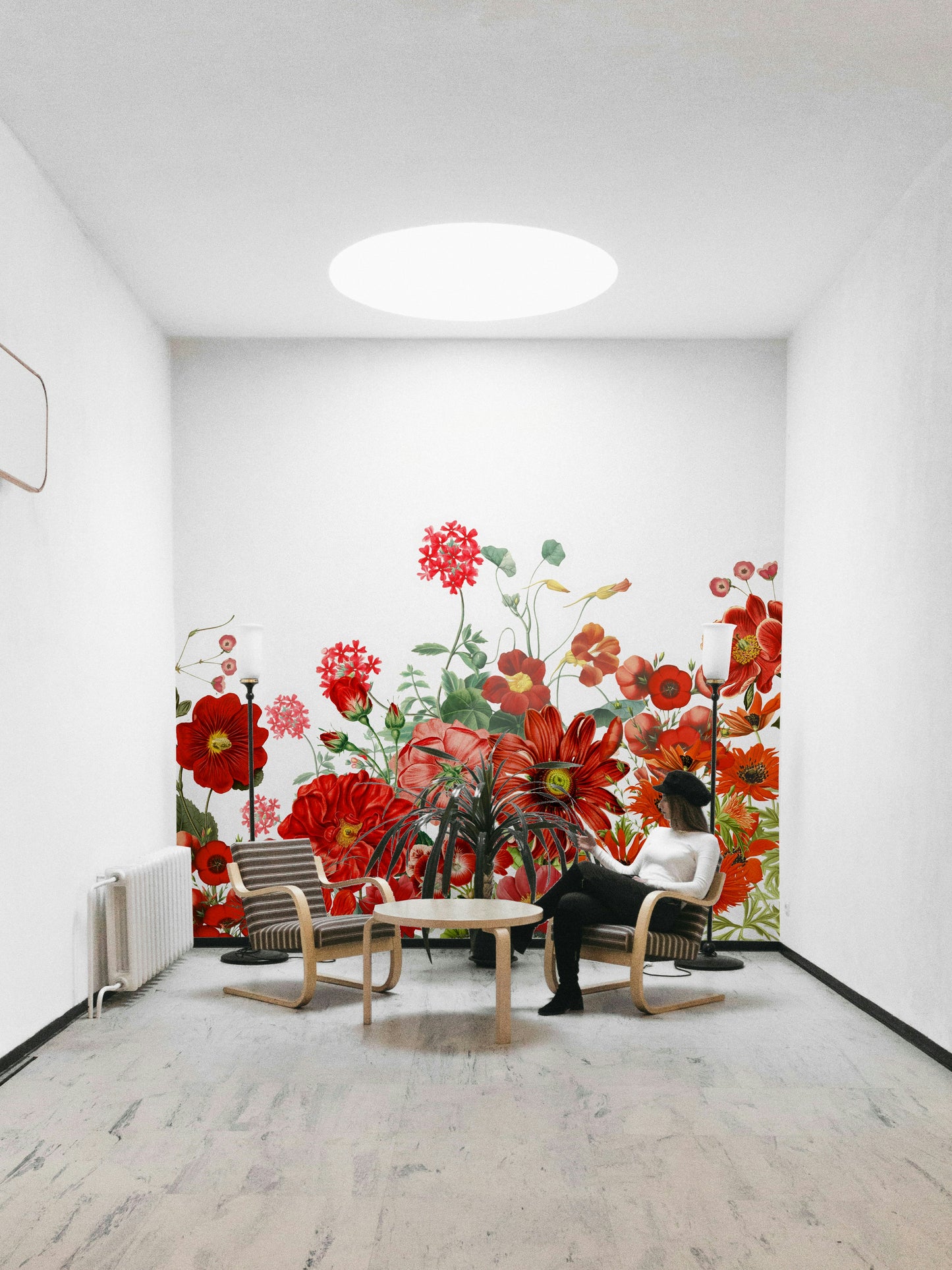 The composition is full, with the flowers filling the entire space.
