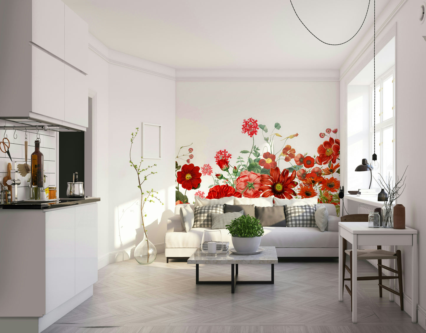 The background is a soft, neutral cream or off-white color.
