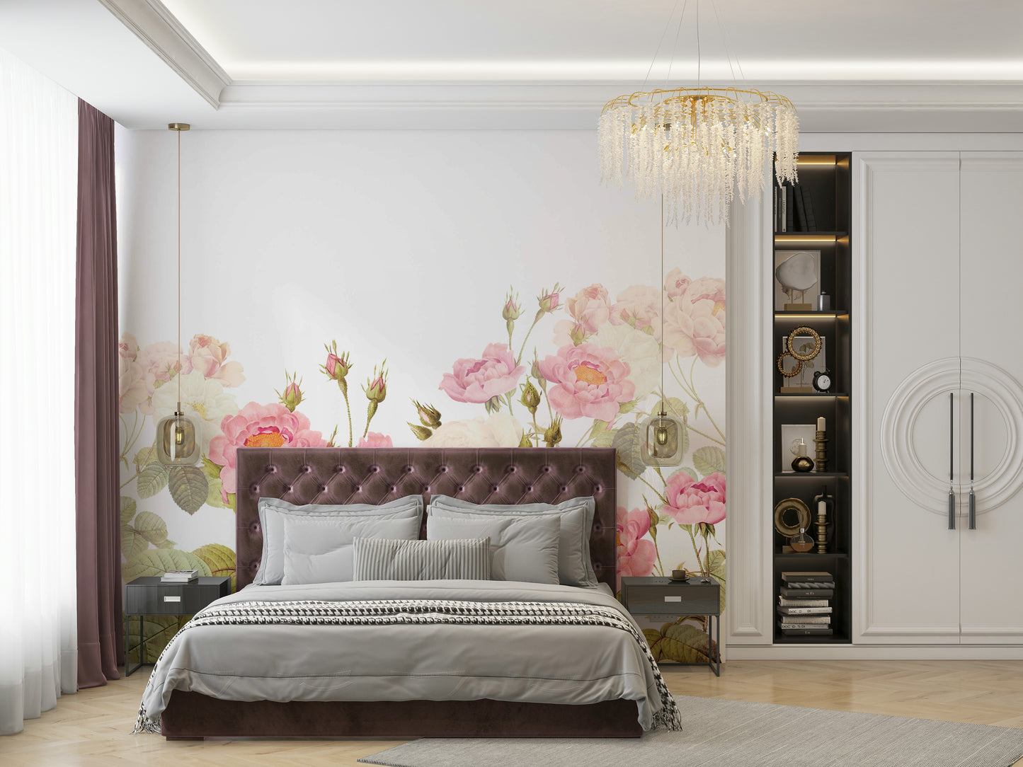 The overall color palette is soft, warm, and gentle.
