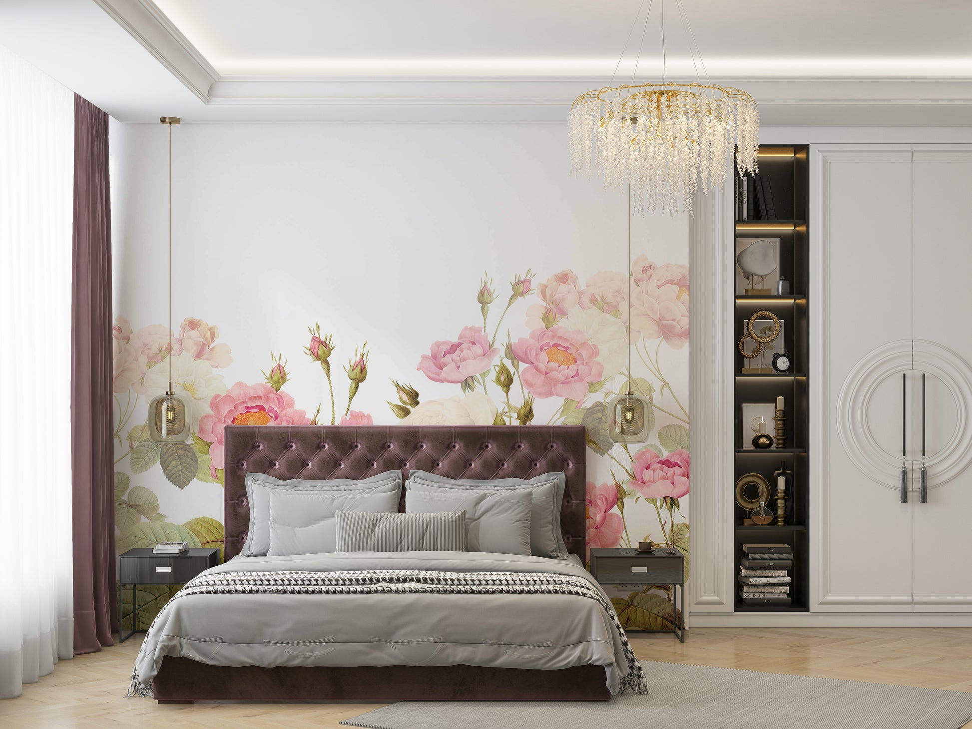 The overall color palette is soft, warm, and gentle.
