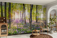 A seamless pattern for a living room or bedroom.

