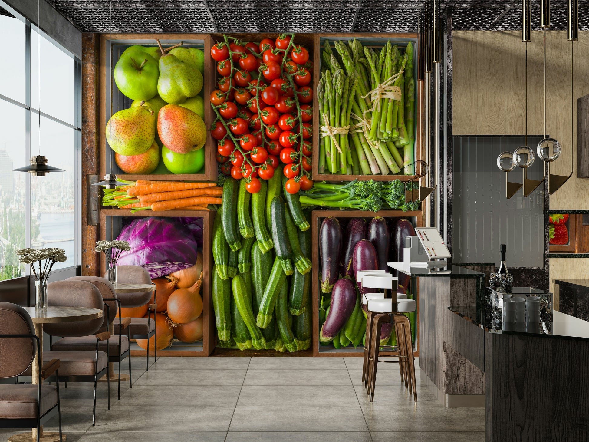 The design has a beautiful, elegant look.

