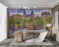 A seamless pattern for a living room or bedroom.

