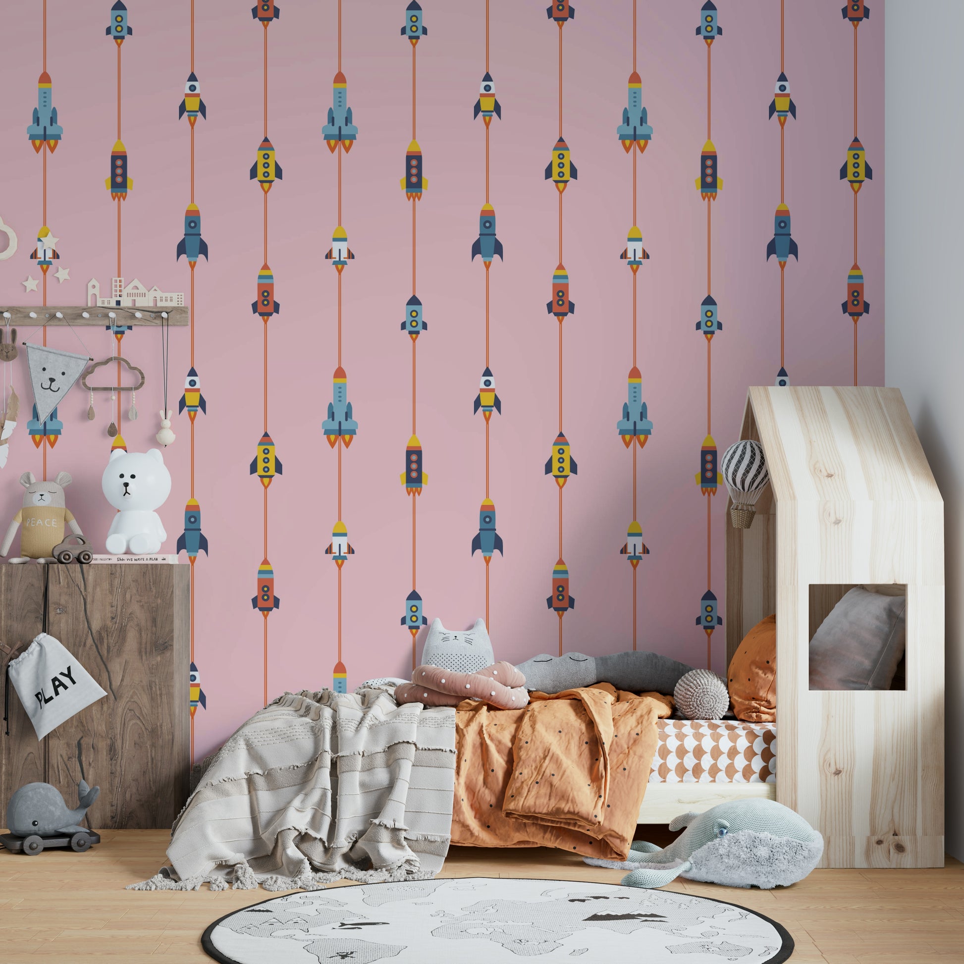 The design has a very polished and luxurious effect on the space.

