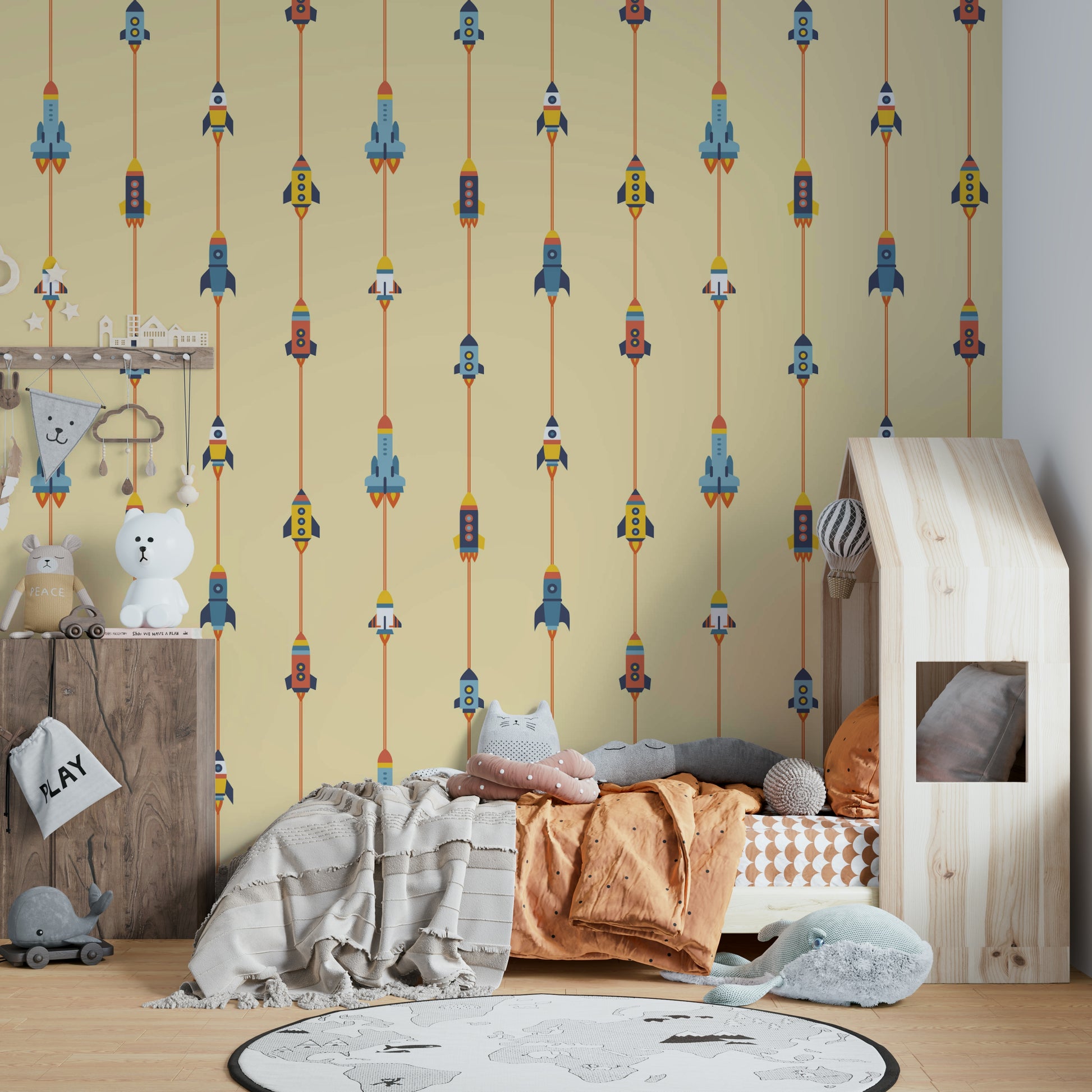 The design has a very polished and luxurious effect on the space.

