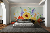 A close-up of the delicate flowers and lush foliage.

