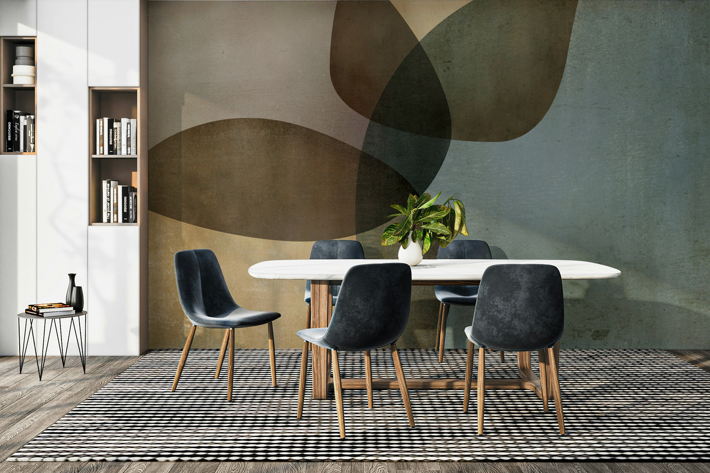 A seamless pattern for a living room or bedroom.

