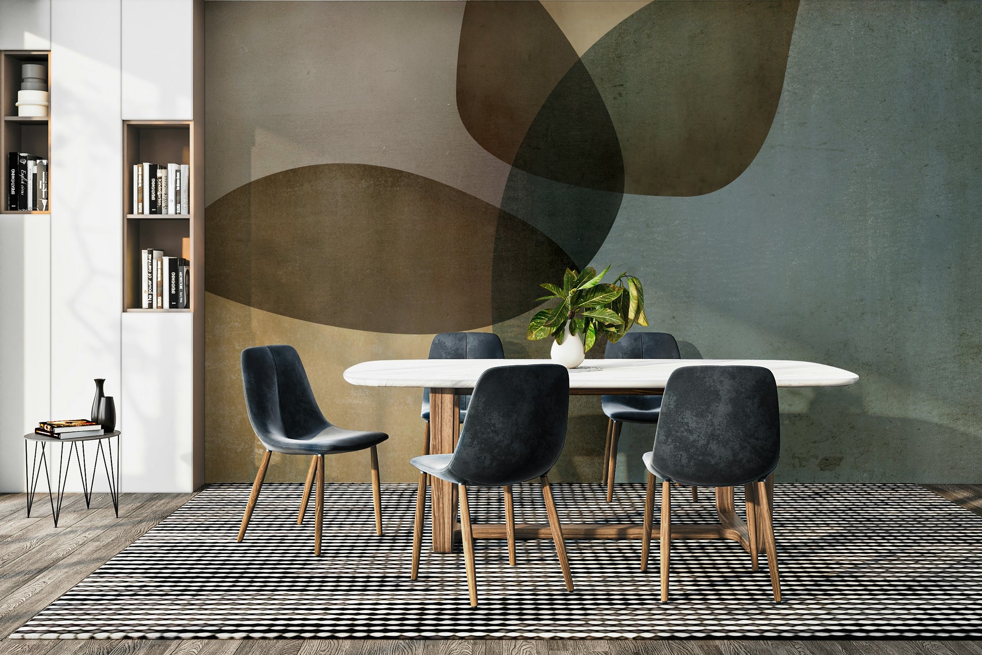 A seamless pattern for a living room or bedroom.

