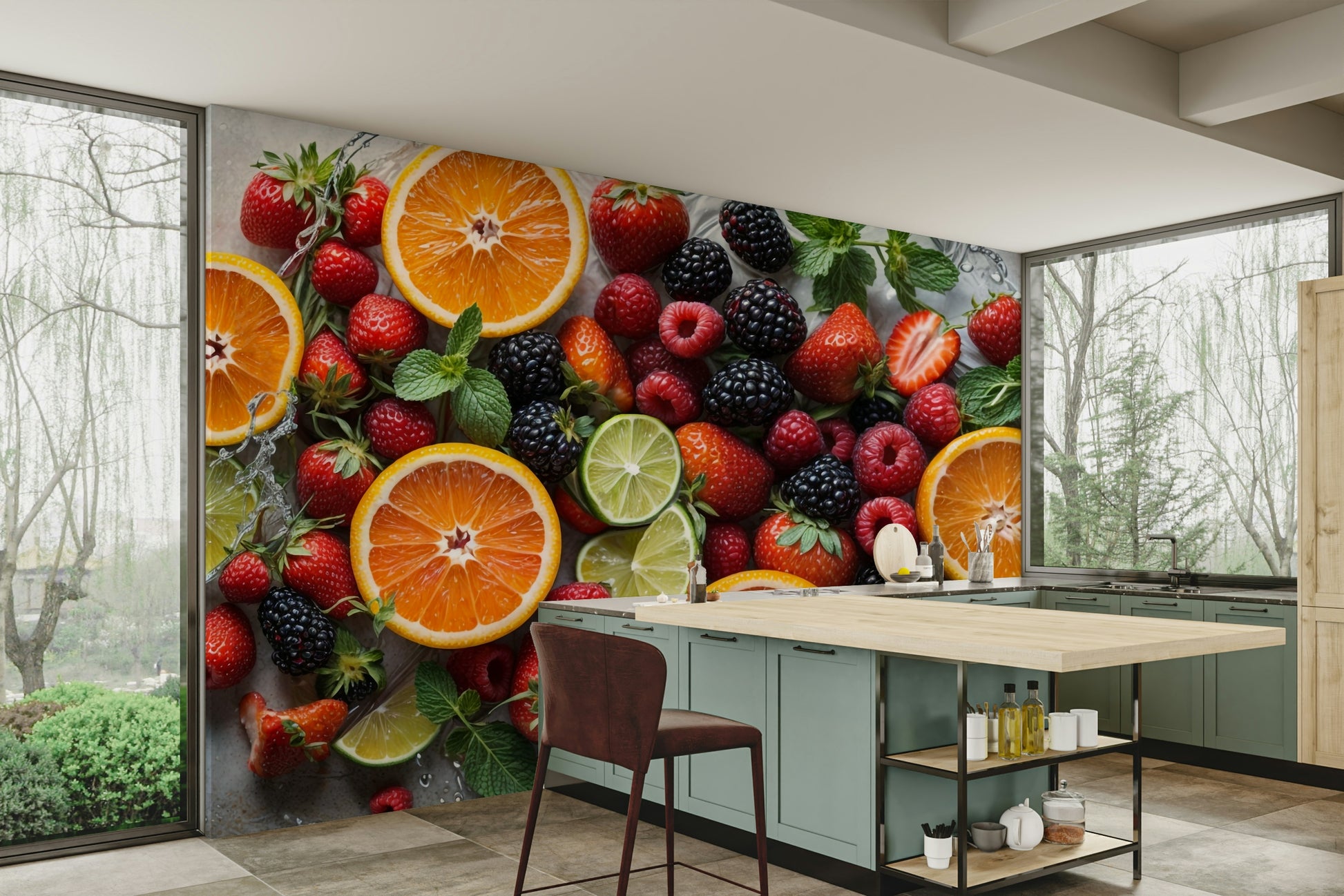 The design has a beautiful, elegant look.

