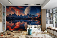 A seamless pattern for a living room or bedroom.

