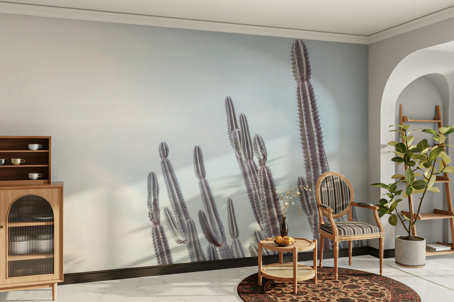 A seamless pattern for a living room or bedroom.

