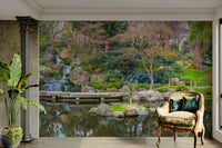 A calm and serene wall covering.

