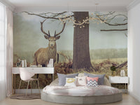 The wall art combines a nature theme with a magical feel.

