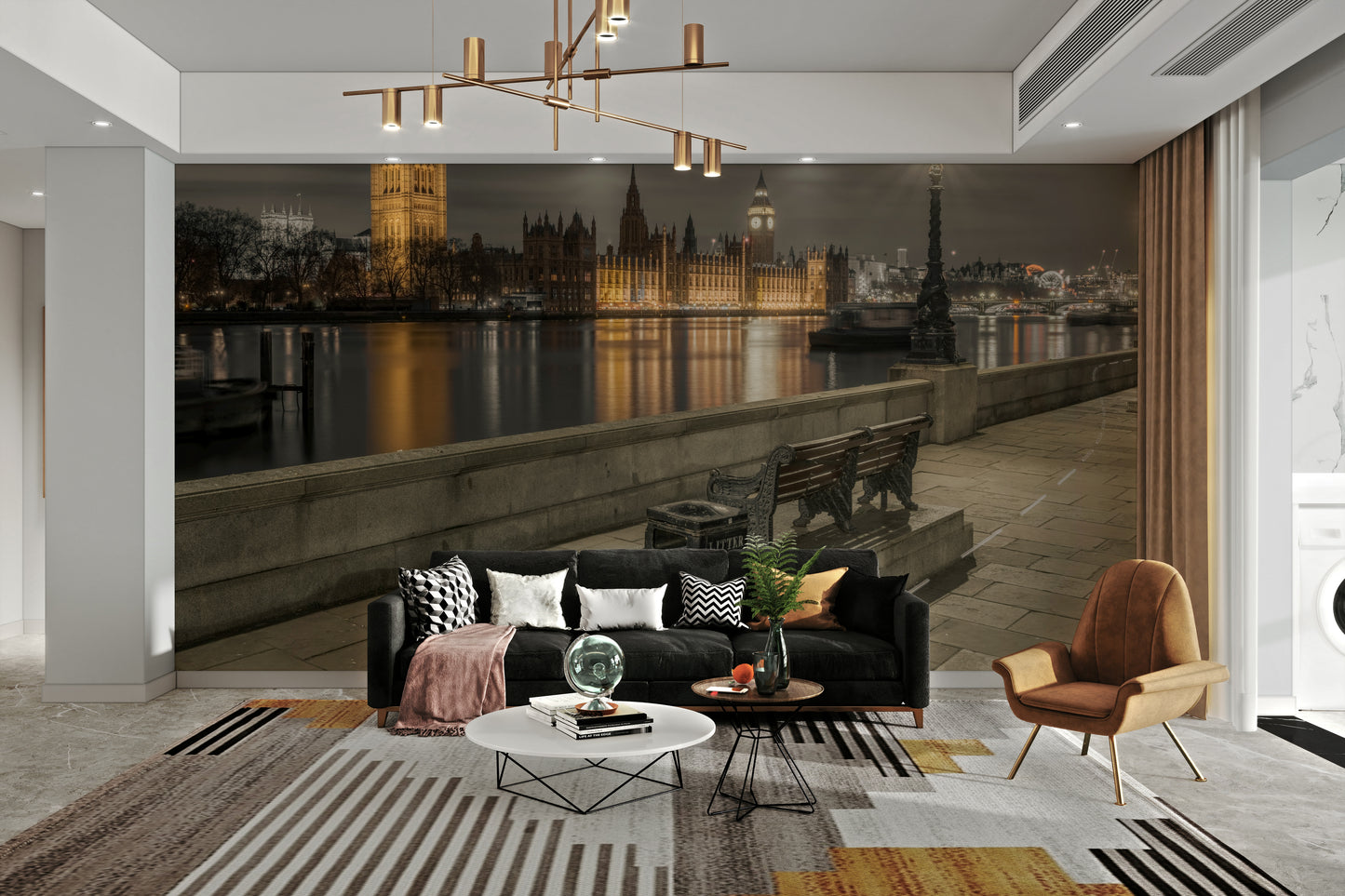 A close-up of the Houses of Parliament and a bridge.

