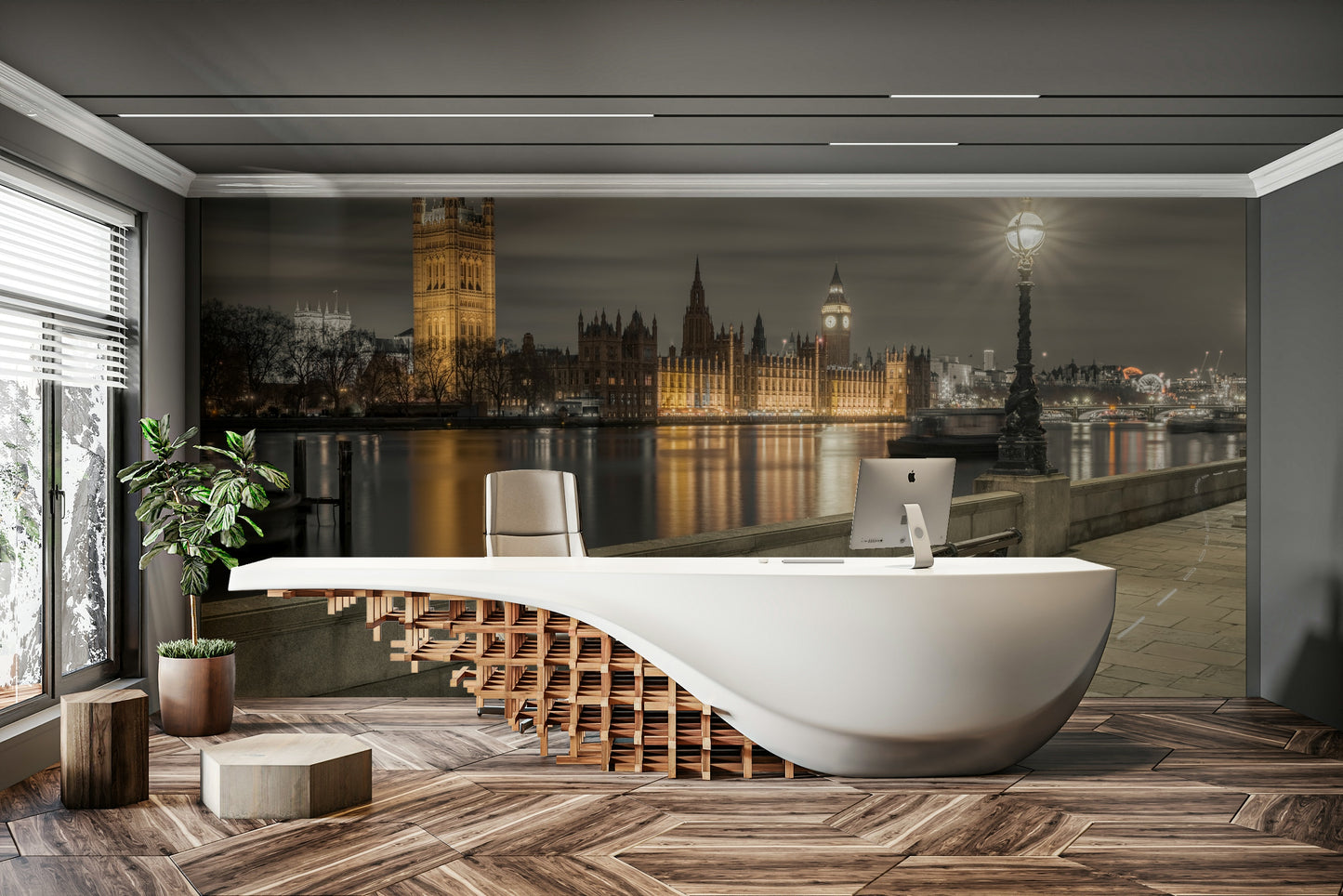 The design has a beautiful, elegant look.

