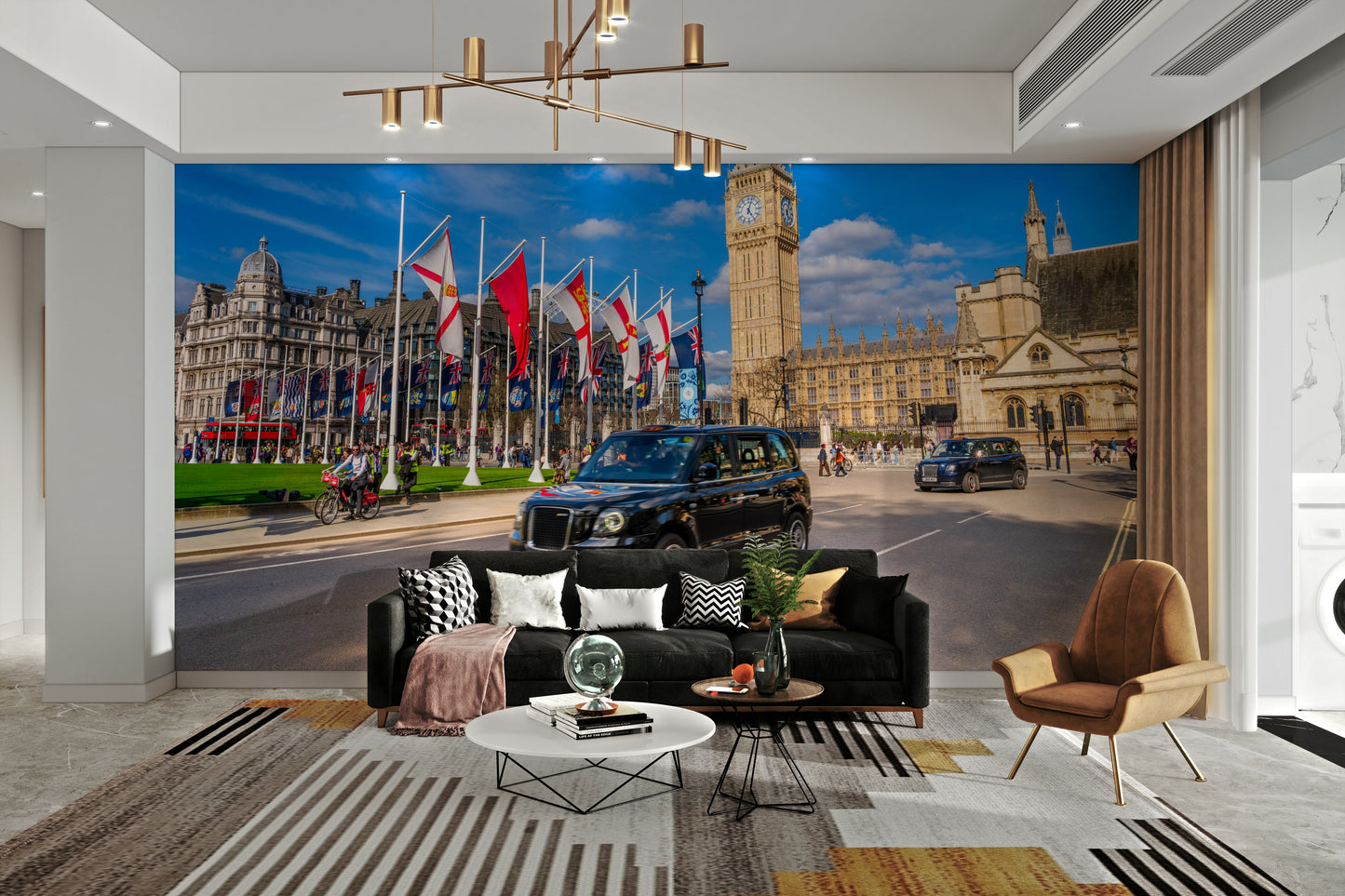 A close-up of the Houses of Parliament and a bridge.

