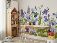 A calm and serene wall covering.

