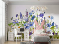 A seamless pattern for a bedroom or living room.

