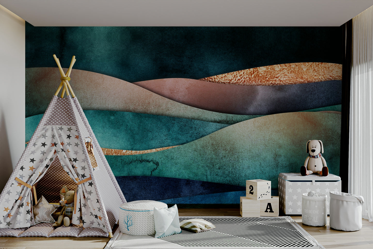 The design has a beautiful, elegant look.

