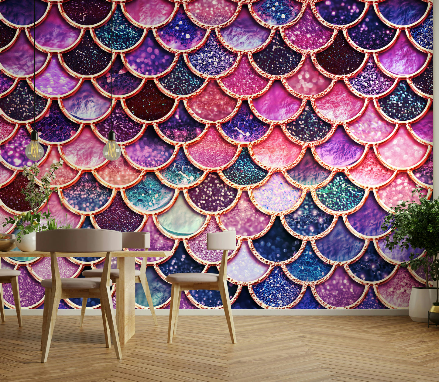 A seamless pattern for a bedroom or playroom.

