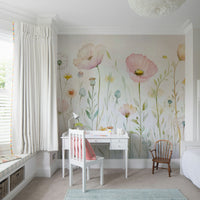 A seamless pattern for a bedroom or nursery.

