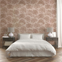 The wallpaper has a warm and natural appearance.

