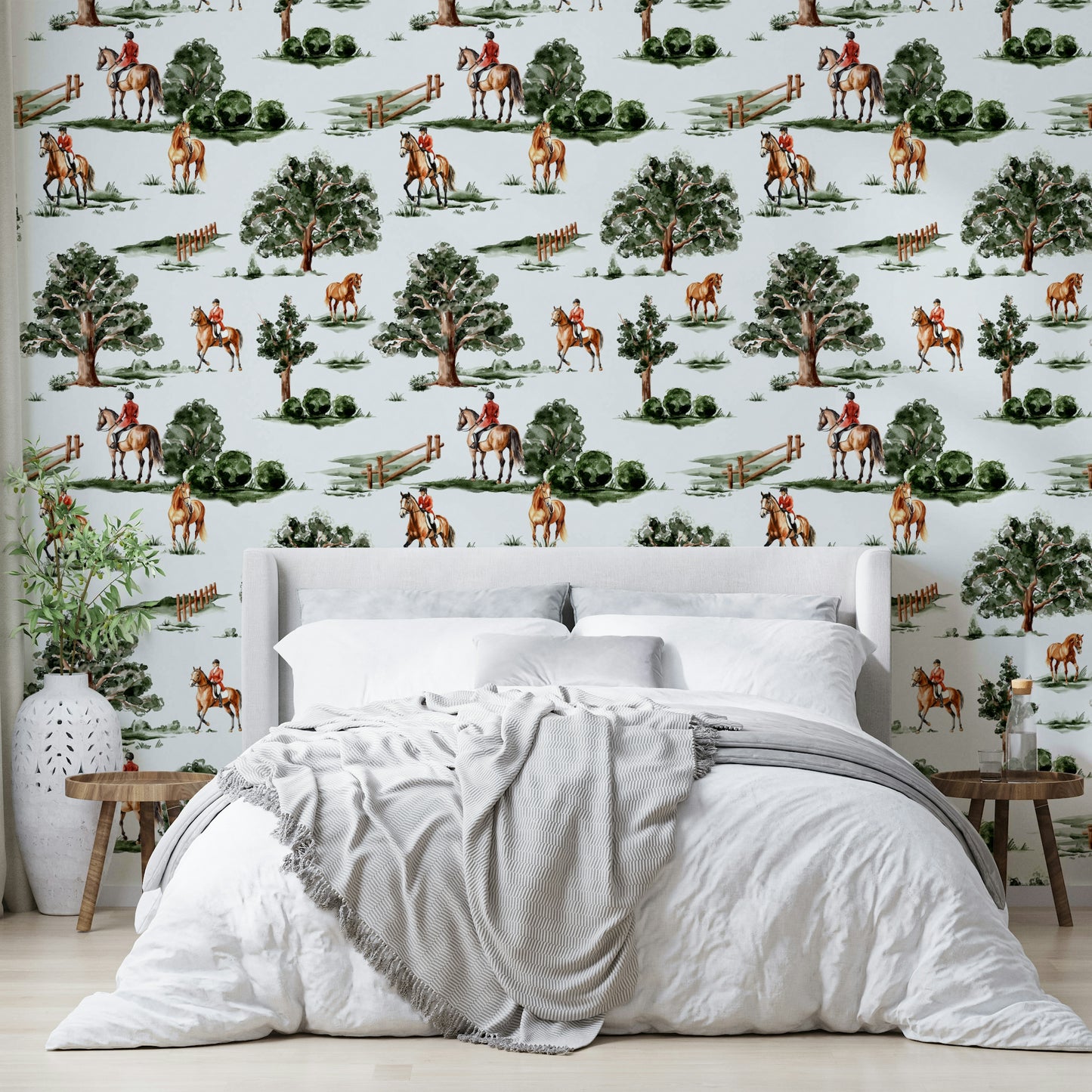 A wall covering with a rich, classic feel.

