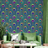 A bold and artistic wall design for a modern home.

