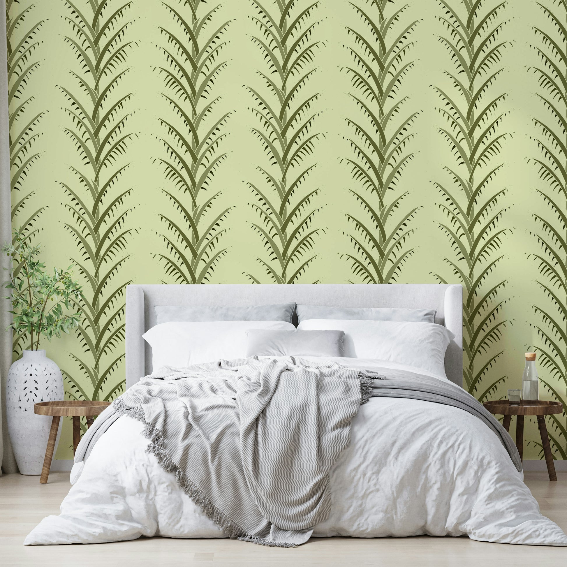 sophisticated botanical wallpaper

