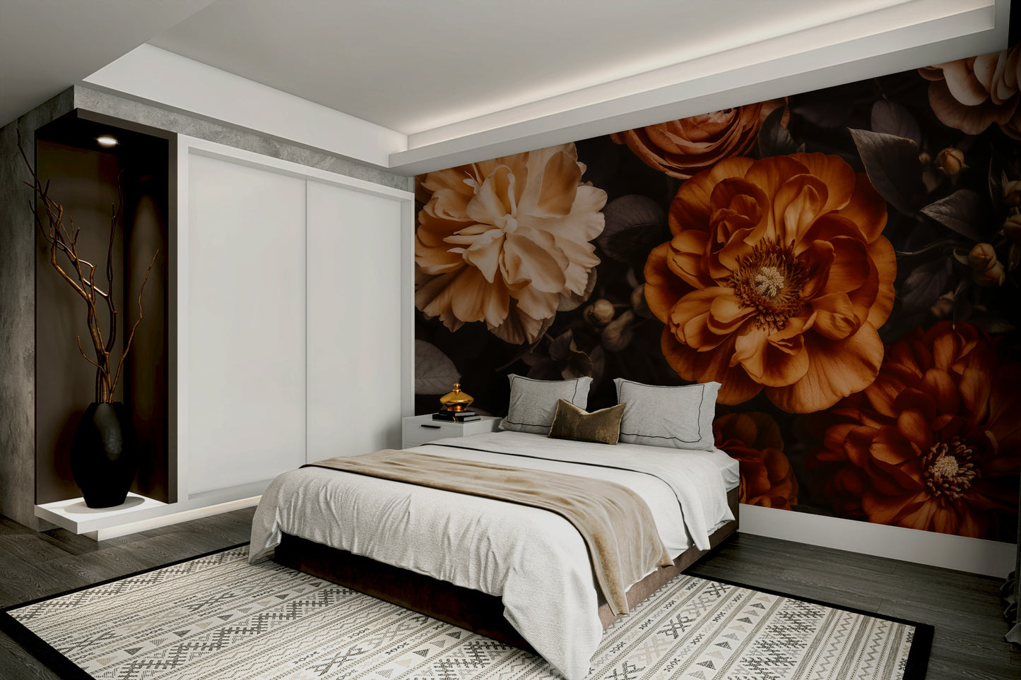 The overall feeling is one of peace, serenity, and natural beauty.
