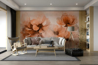 The design features delicate blossoms and leaves.
