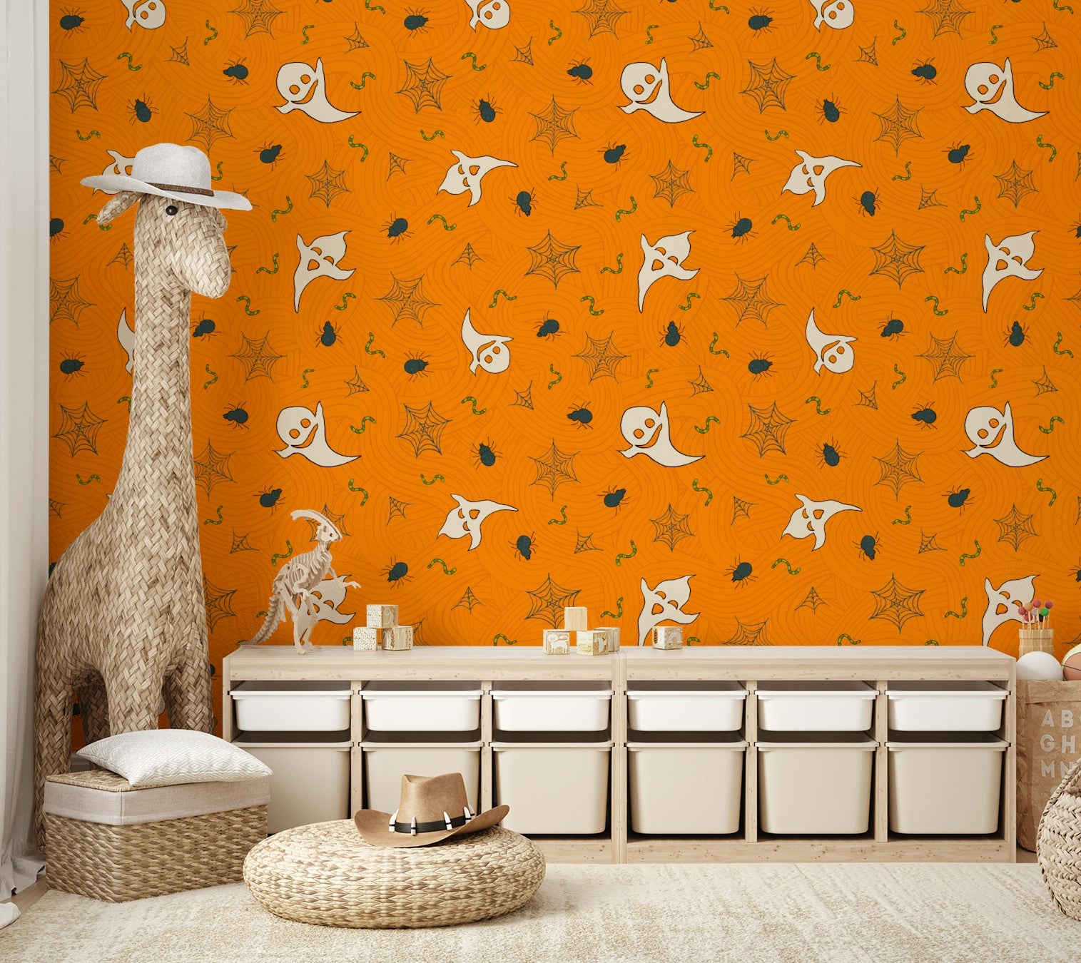 Halloween Haunt Party creepy wall art
