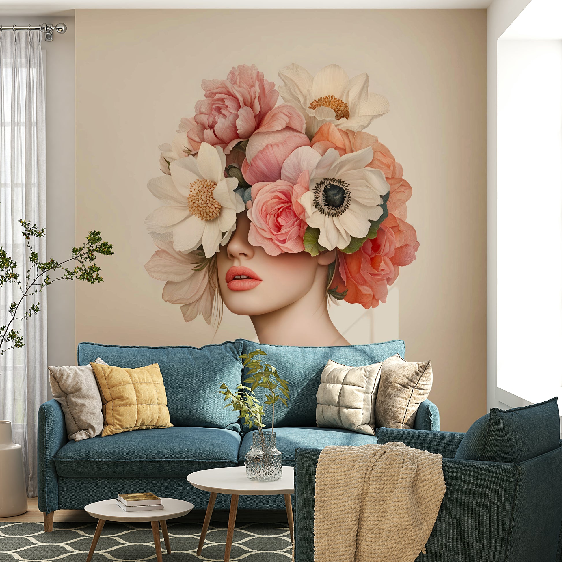 The lighting seems soft and gentle, highlighting the delicate details.
