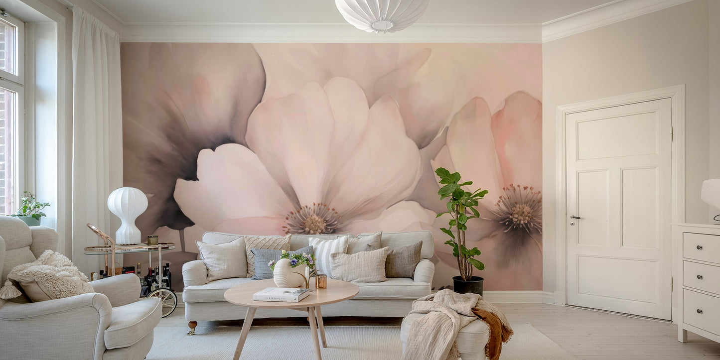 The blossoms are in various stages of bloom, from buds to full flowers.
