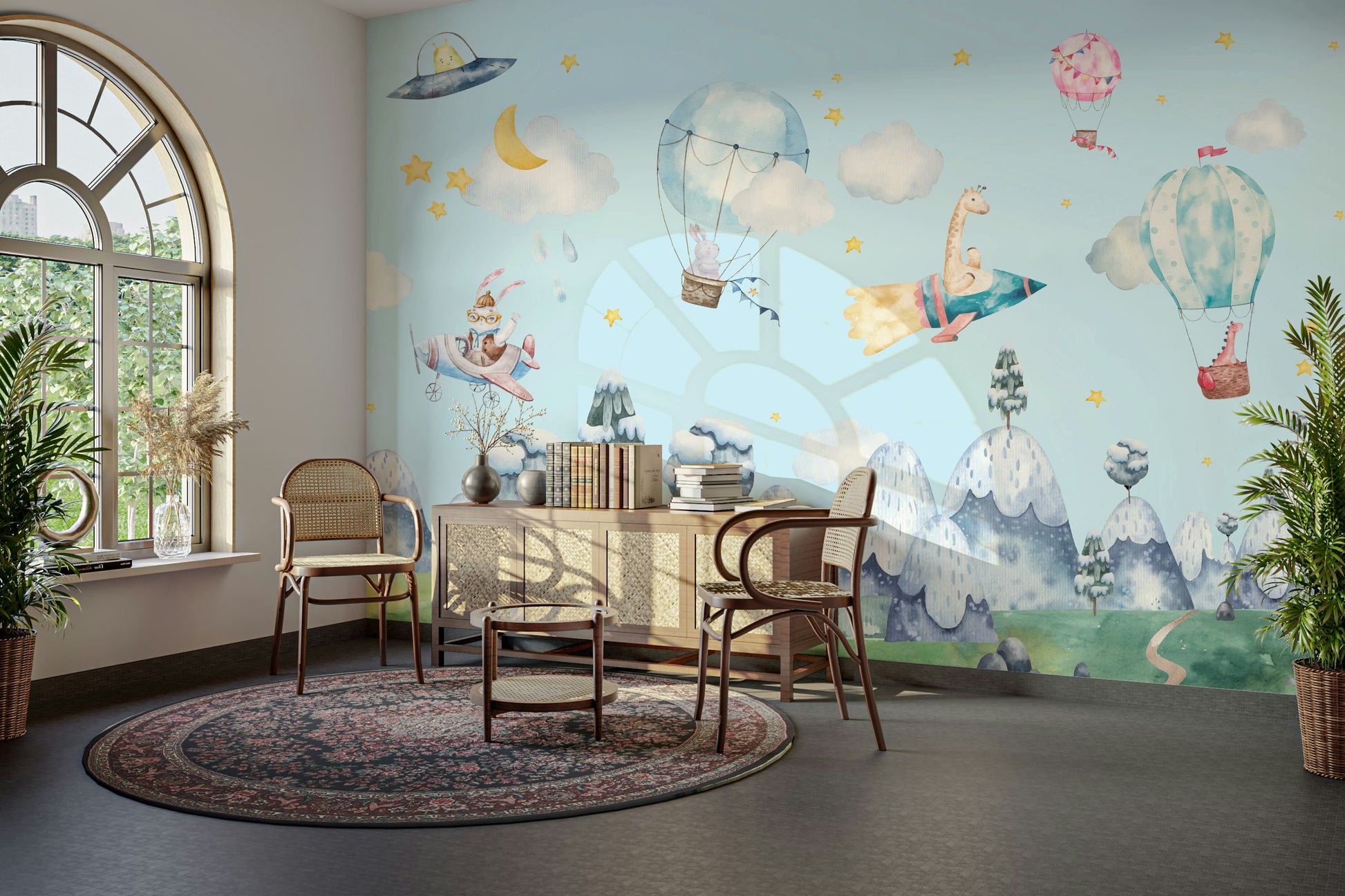 The image feels peaceful and restful.

