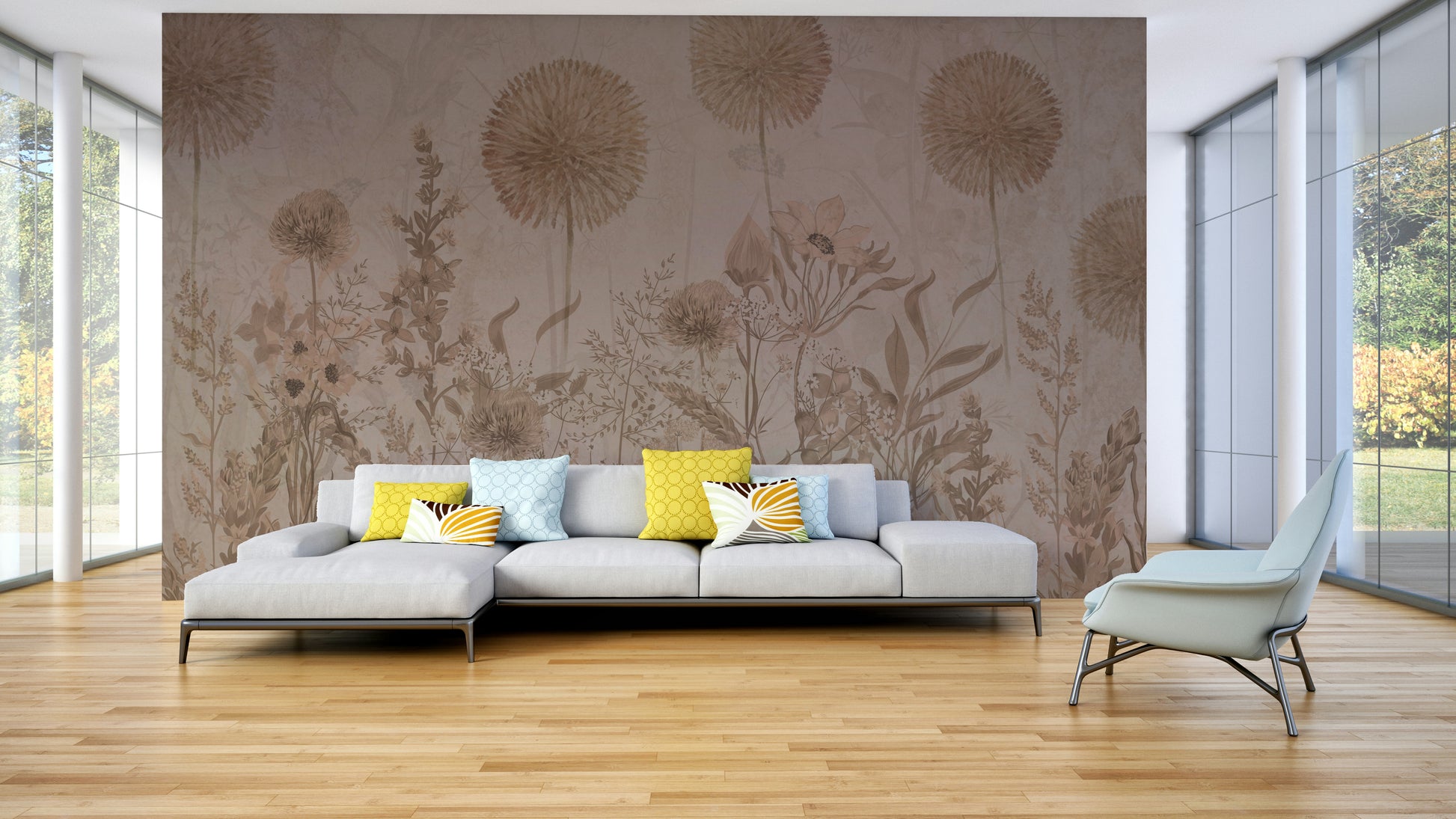 The image feels peaceful and restful.

