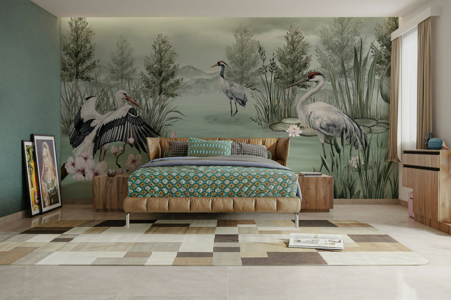 The design feels graceful and peaceful.

