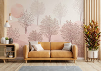 The colors are soft and gentle, with pale pinks, whites, and light greens.

